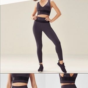 Fabletics Grey & Black Demi Lovato Valetta Set